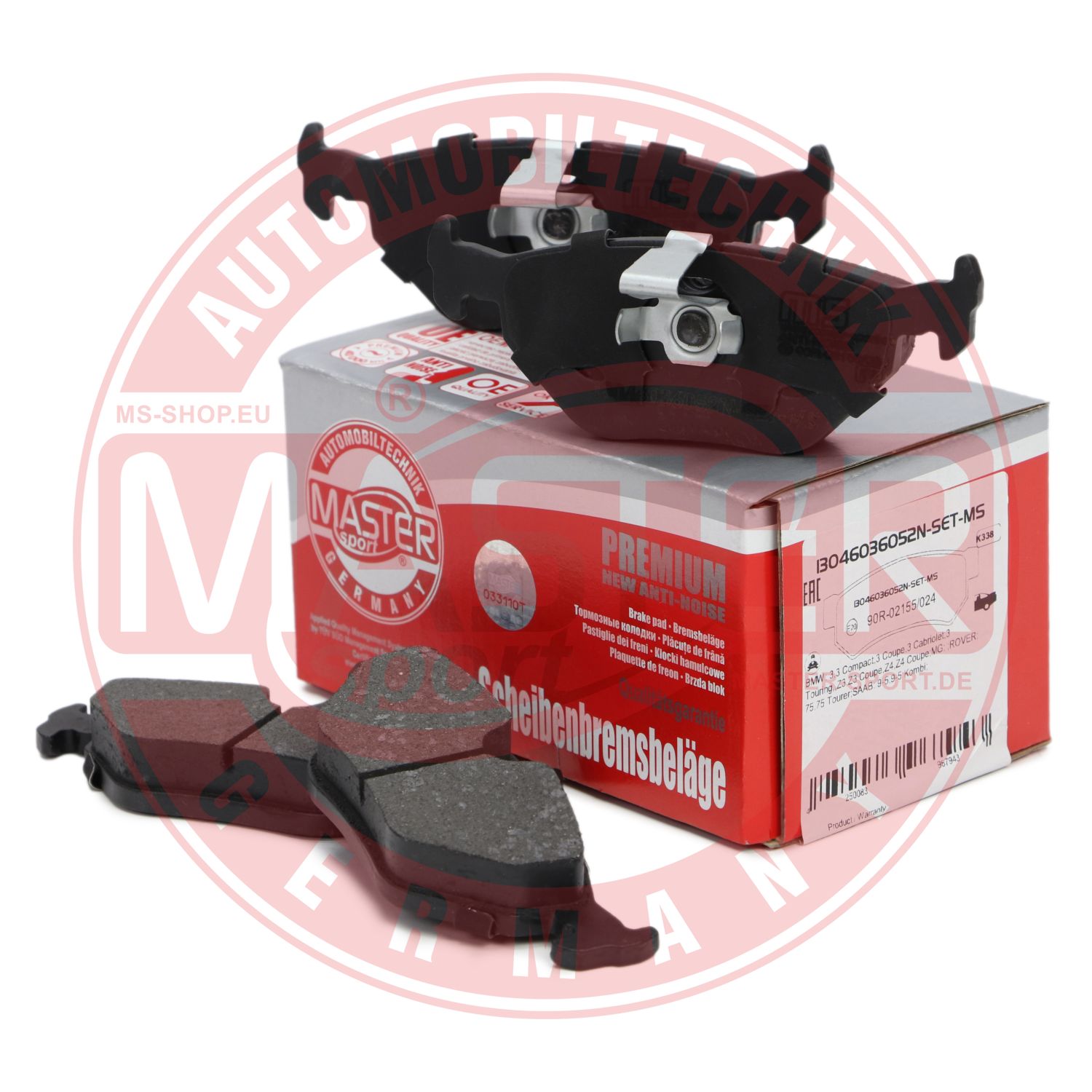 Placute frana MASTERSPORT GERMANY 13046036052N-SET-MS